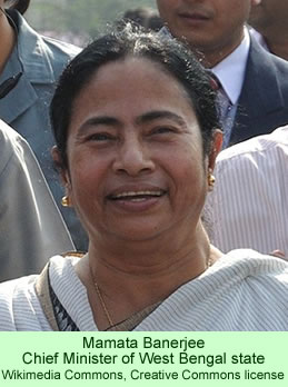 Mamata Banerjee, Chief Minister of West Bengal state