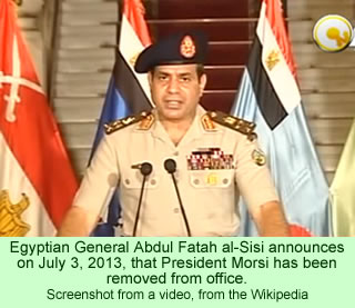 Egyptian coup announced