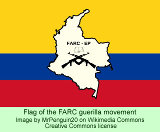 Flag of the FARC guerrilla movement