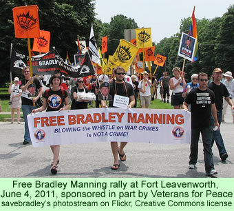 Free Bradley Manning rally