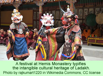 A festival at the Hemis Monastery in Ladakh