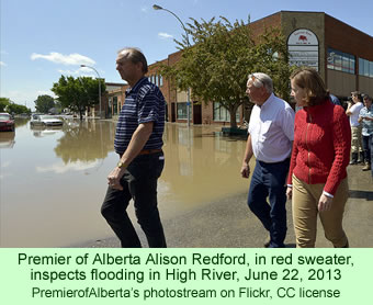 High River, Alberta, flood