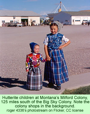 Hutterite children