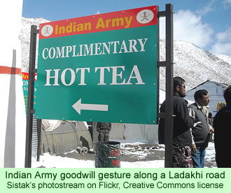 Indian Army goodwill gesture