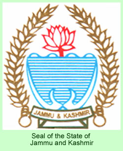 Seal of the state of Jammu and Kashmir