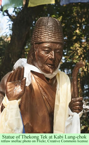 Thekong Tek statue at Kabi Lung-chok