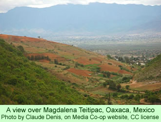 View of Magdalena Teitipac