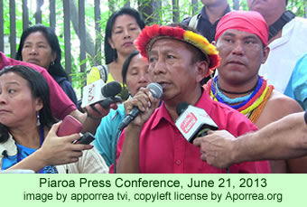 Piaroa press conference