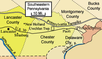 Southeastern Pennsylvania Map
