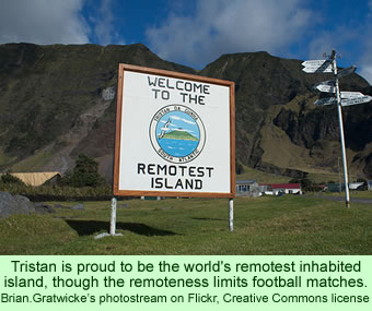 Remoteness of Tristan da Cunha