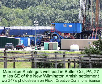Marcellus Shale gas well pad