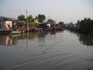 A fishing village south of Bangkok