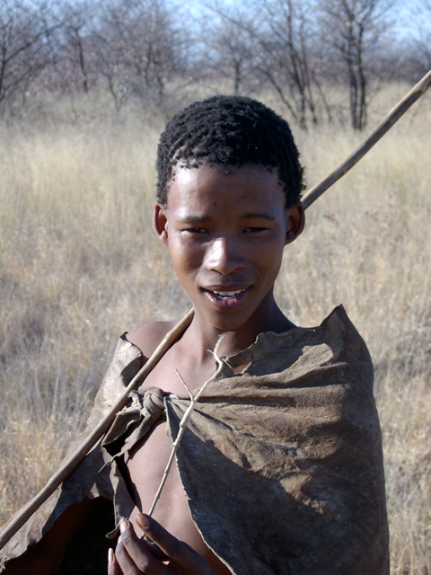 A San boy near Ghanzi