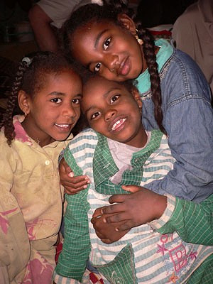 Nubian girls in Aswan