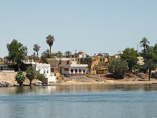 Nubian houses, Elephantine Island, on the Nile