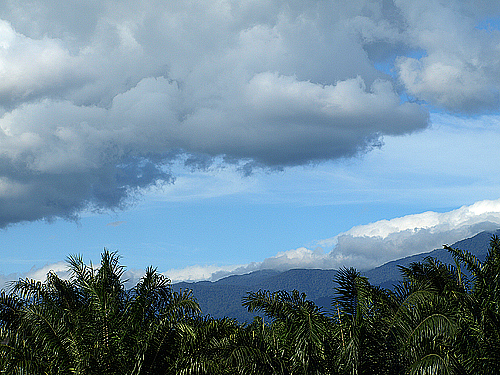 The Titiwangsa Mountain Range, in which the Krau Wildlife Reserve is located