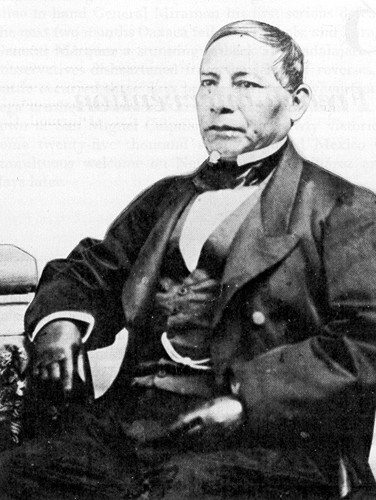 Daguerreotype of Benito Juárez as president of Mexico 