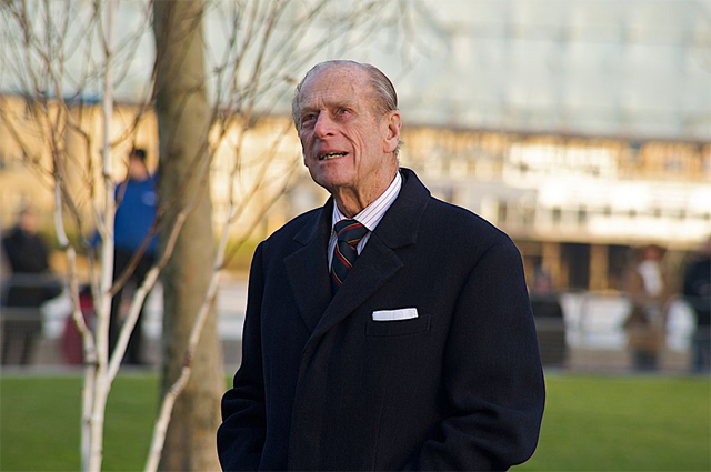 Prince Philip, the Duke of Edinburgh, in a photo dated November 25, 2008