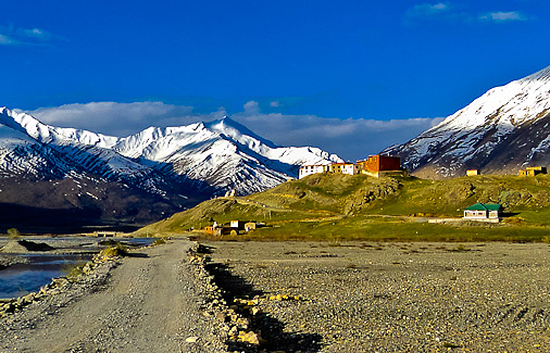 Rangdum and the Rangdum Gompa, in the Suru Valley on the road from Kargil to the Zanskar Valley