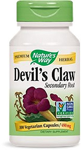 Devil’s claw tablets sold by Amazon.com, one of many brands available. 