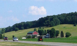 Bucolic Ohio Amish country (Photo by Mike Sharp in Wikimedia, Creative Commons license)