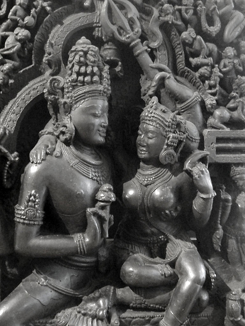 Shiva and Parvati sculpture in the British Museum, from Orissa, 12th – 13th century 