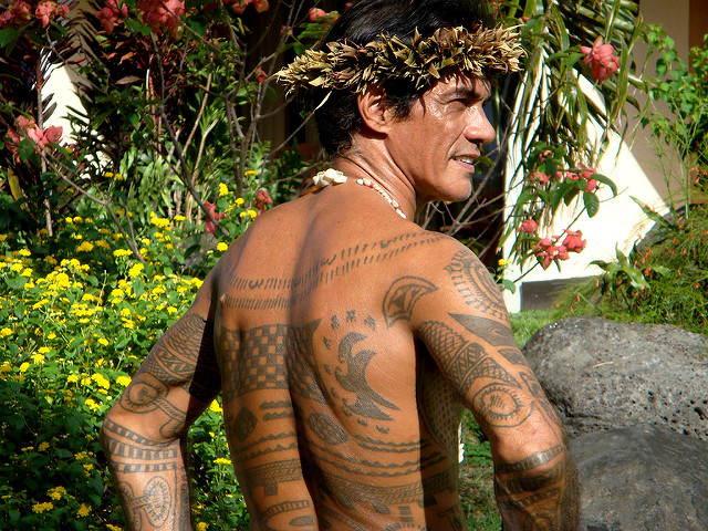 Tahitian style tattoos 
