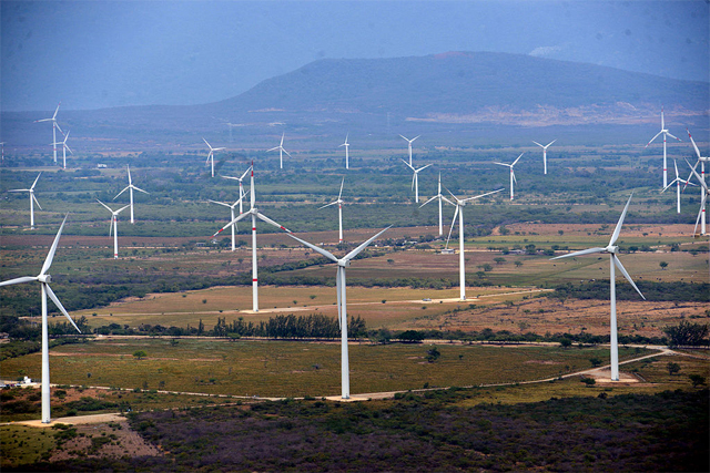 A large wind plant on the Isthmus of Tehuantepec