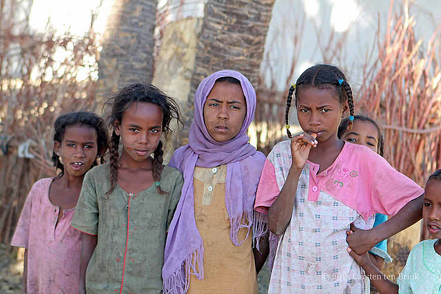 A portrait of some Nubian women and girls in a village in Sudan (Photo by Carsten ten Brink on Flickr, Creative Commons license)
