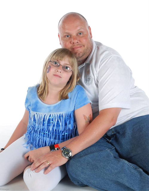 Jeff Suydam and his daughter Morgan in 2015