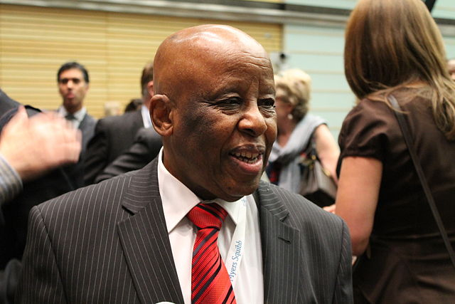 Festus Mogae at a conference in 2012 