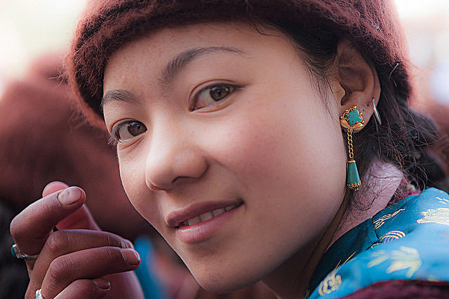 A Ladakhi girl from the Zanskar Valley 