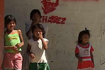 Piaroa kids, such as these in Agua Mena, lack adequate schools that the coltan mining will supposedly provide 