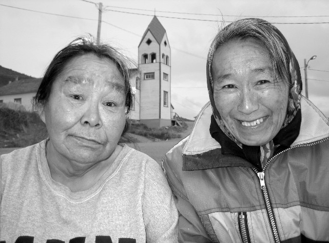 Inuit women in Nain, 200 miles north of Rigolet in Labrador 