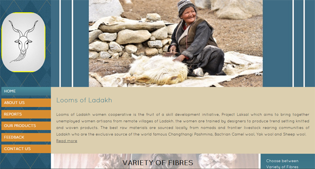 The Looms of Ladakh website 