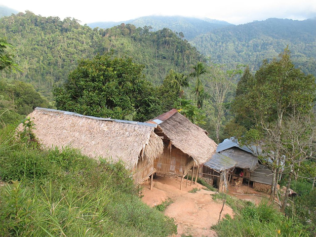 An Orang Asli home in the Cameron Highlands