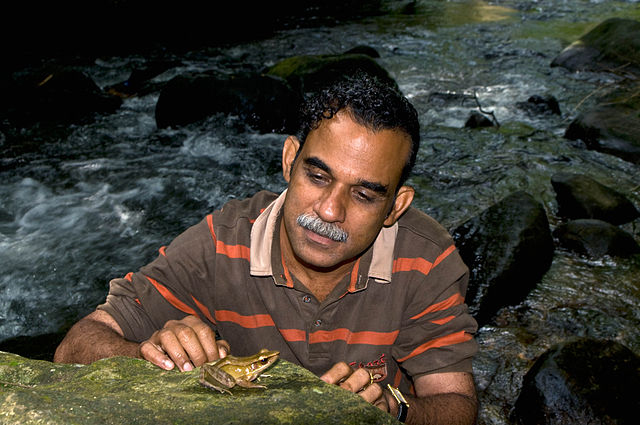 Dr. Sathyabhama Das Biju, dubbed as the “frog man of India” 