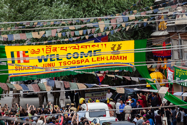 The visit of the Dalai Lama to Leh in July 2012 