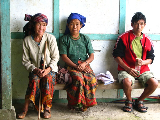Lepcha villagers in Darjeeling, India 