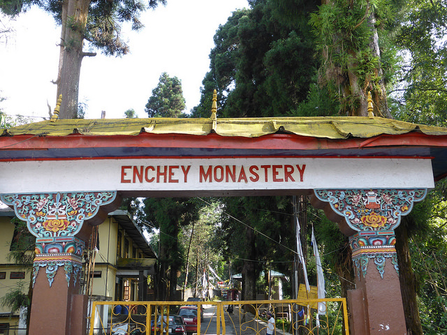 The Enchey monastery in Gangtok 