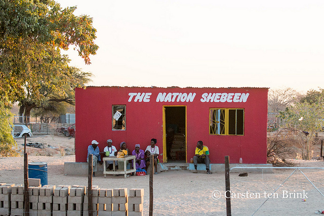 A shebeen in Namibia 