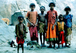 Six Paliyan kids