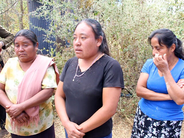 Family Members of Bernardo Mendez, activist in San José who was murdered early in 2012 