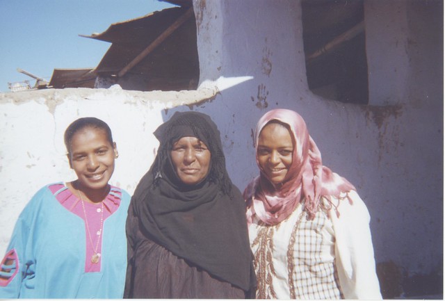 Nubian women in West Aswan 
